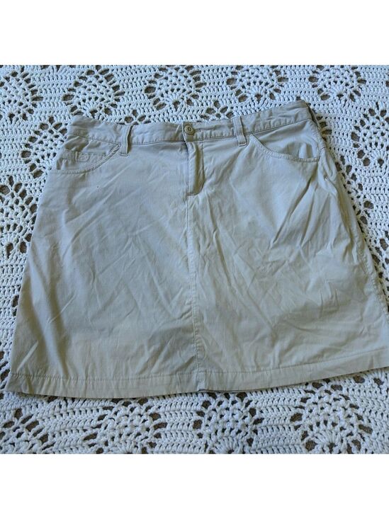 Eddie Bauer Pants - Eddie Bauer Womens Adventure Skort Lined Skirt Shorts Tan Size 10 Golf Vacation